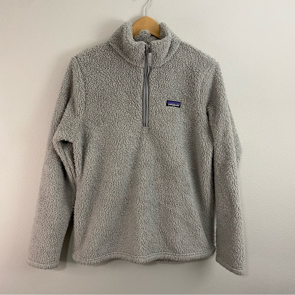 Patagonia Los Gatos 1/4 Zip Fleece Pullover Grey Women’s Large